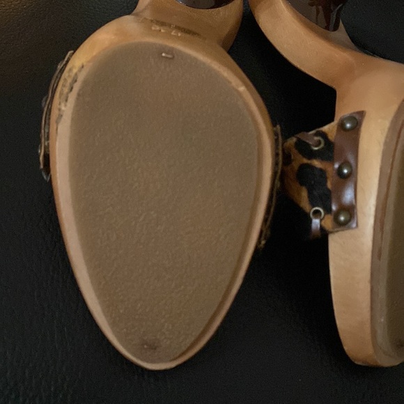 BEBE Calf Skin Sandal Heels 4”, NEW W/O BOX - Picture 8 of 11